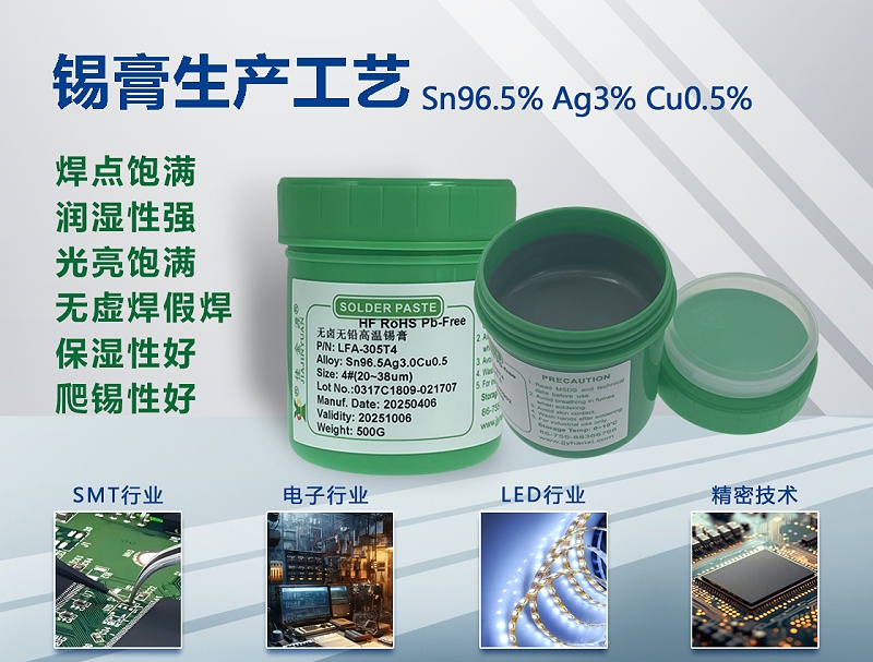 锡膏生产工艺