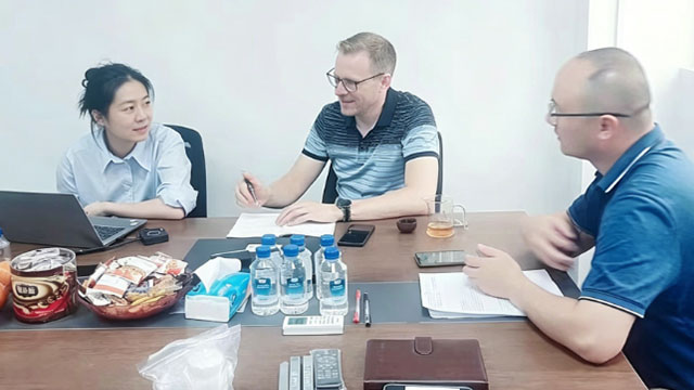 佳金源|德国客户应邀到我公司进行实地考察 佳金源|德国客户应邀到我公司进行实地考察