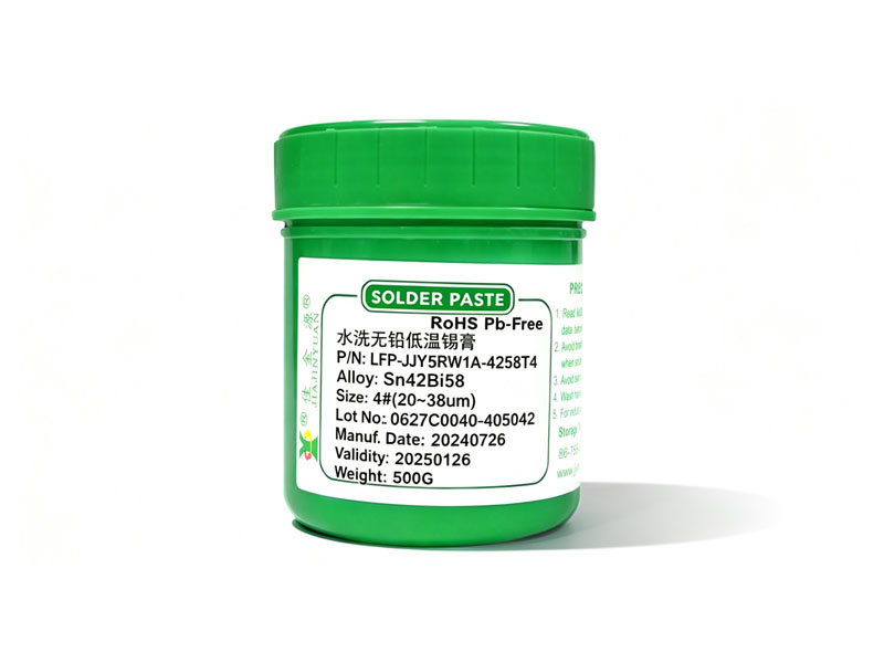 散热器铝镀镍翅片焊后无痕迹，LFP‑5RW1A‑Sn42Bi58水洗低温锡膏