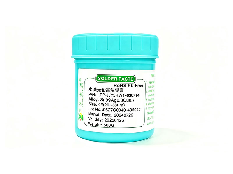 水清洗工艺 SMT 产线，LFP‑5RW1‑305水洗高温锡膏选型要点